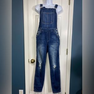 Kan Can Jeans Justice Dark Wash Overalls